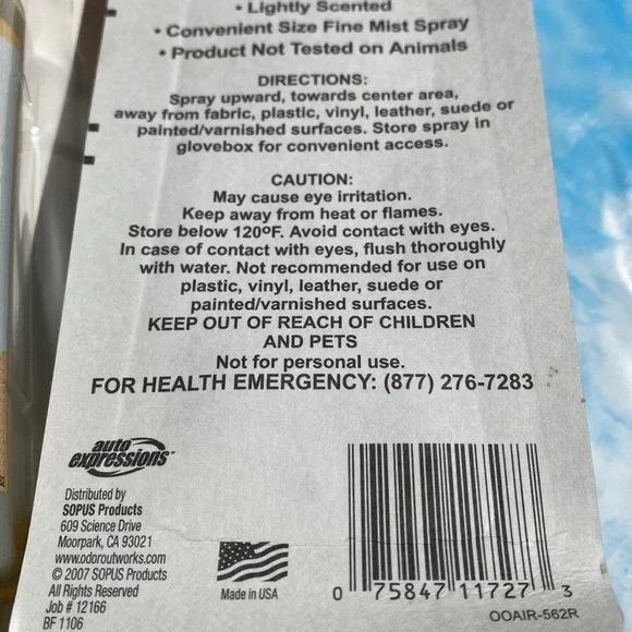 2/$20.  Odor Out Bundle - Picture 5 of 5